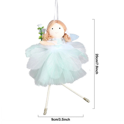 1pc Easter Flower Fairy Decoration Cute Rabbit Hanging Pendant Spring Easter Party Decor Birthday Baby Shower Supplies Kids Gift