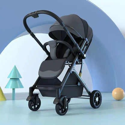 Lightweight Two‑Way Baby Stroller – High‑Landscape Newborn Four‑Wheel