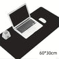 Large 600×300mm PU Leather Desk Protector – Waterproof Office Keyboard Pad & Gaming Mousepad