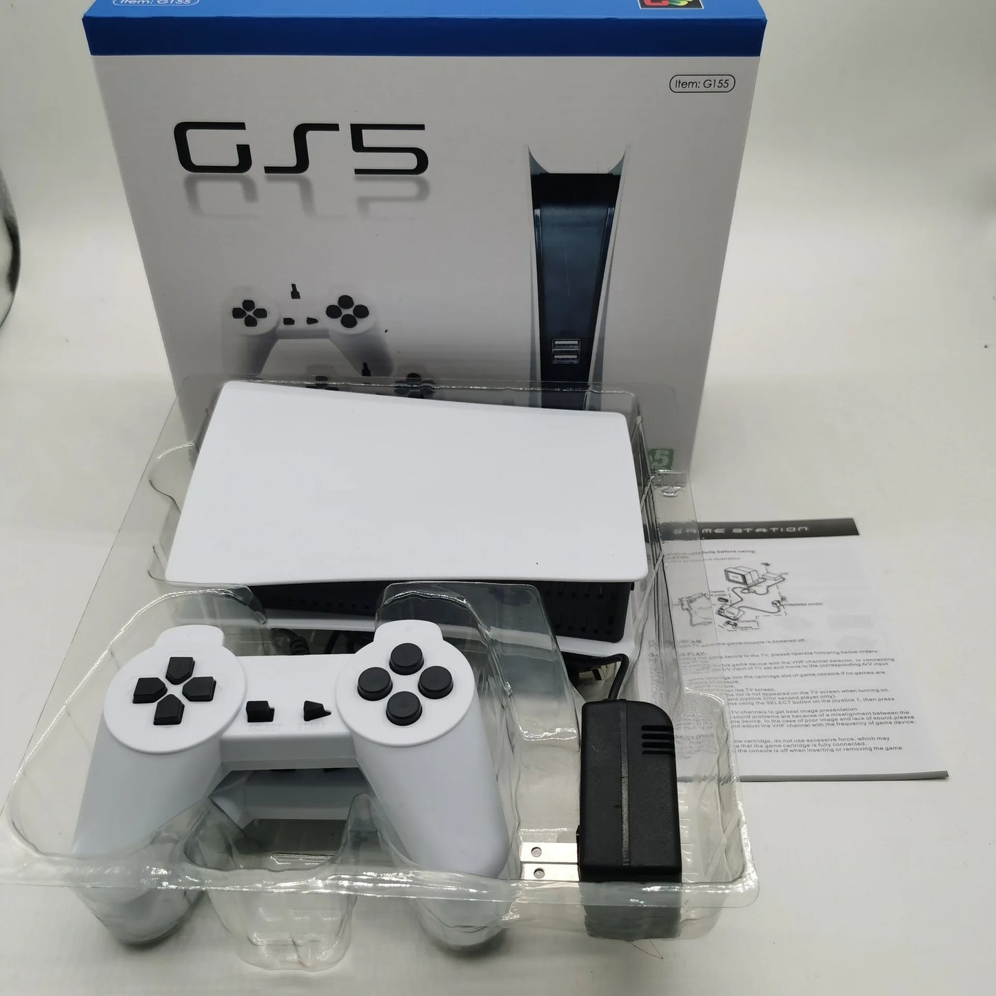 Mini GS5 8‑Bit Game Station – 200 Retro Games, AV Output