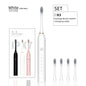 Rechargeable Electric Toothbrush Set – Adult Soft Brush, Portable & Waterproof