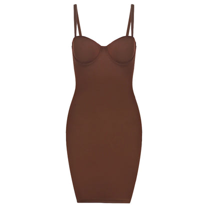 Red Slimming Shapewear Dress