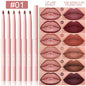 6-piece Velour Matte Lip Liner Non-Fading Lipstick Pens