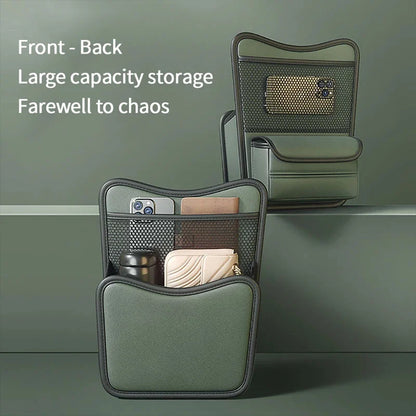 Multifunctional Storage Pocket Between Car Seats Car Net Pocket Handbag Holder Portable Car Organizer Car Interior Accessories