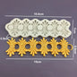 Silicone World DIY Baking Fondant Silicone Mold Handmade Sugar Flipping Cake Edge Decoration Mold Totem Gemstone Relief Mould