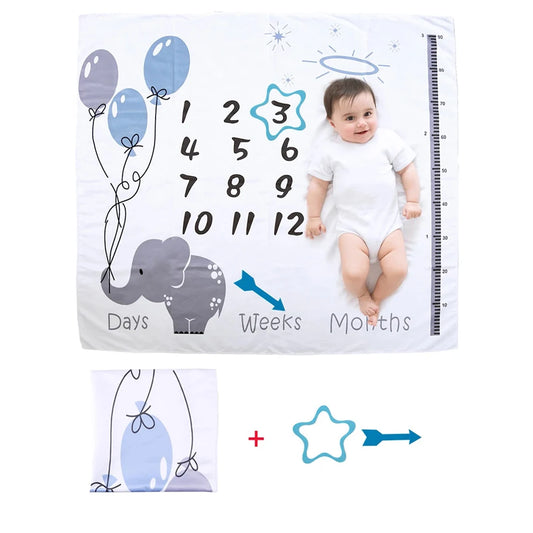 Baby Monthly Milestone Blanket