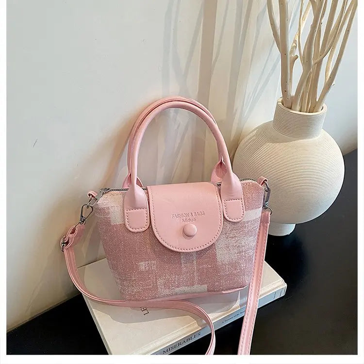 Korean Style Women’s Cloth Shoulder Bag