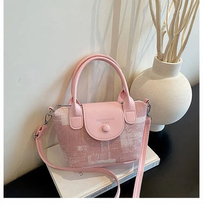 Korean Style Women’s Cloth Shoulder Bag