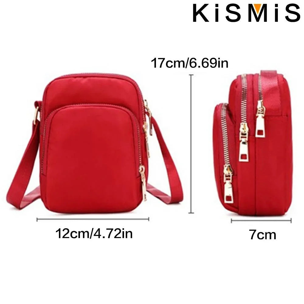 Women’s Nylon Adjustable Crossbody Phone Purse