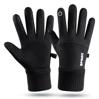 Winter Warm Full Fingers Waterproof Touch Screen Fleece Gloves