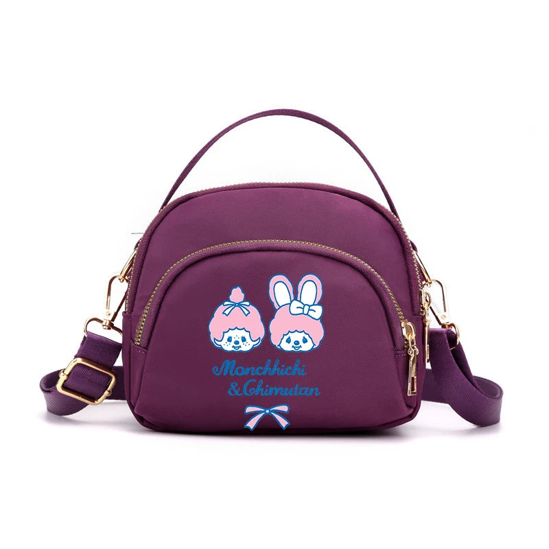 Monchhichi Cartoon Crossbody Mobile Phone Bag