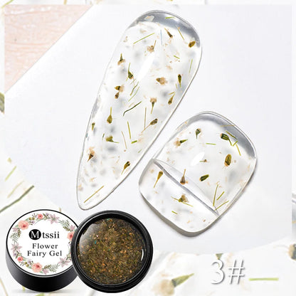 5-in-1 Glue Gel  - Reinforcement Gel, No-Wipe Top Coat, Manicure UV LED Soak Off Nail Gel Varnish for 3D Chrome Design