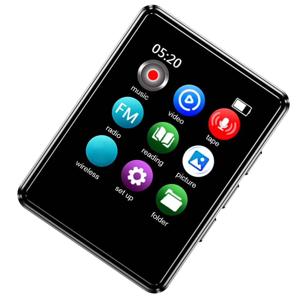 Bluetooth MP3/MP4 Lossless Music Player (1.77" Screen, 128GB, Built‑In Speaker)