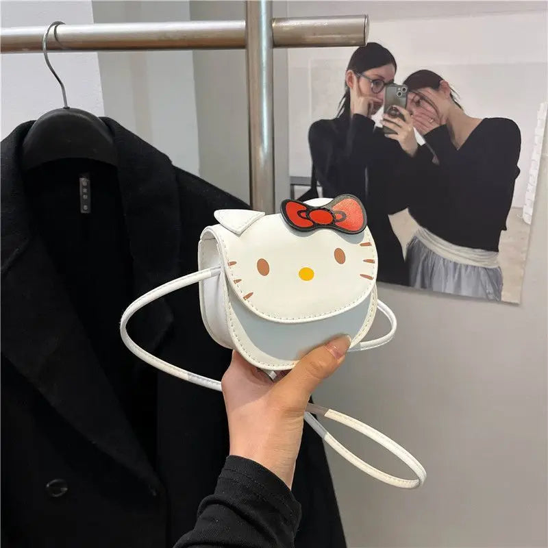Hello Kitty Mini Coin Wallet &amp; Kawaii Crossbody Bag (Cute Cartoon Storage Accessory)