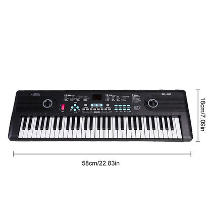 61‑Key USB Digital Keyboard Piano – Portable Children’s Electronic Organ & Musical Toy