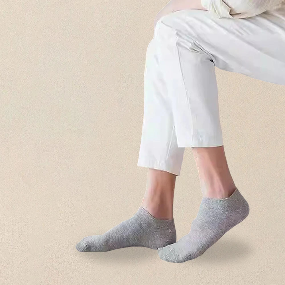 10/20/40 Pairs Men's Boat Socks Sweat Absorption Ankle