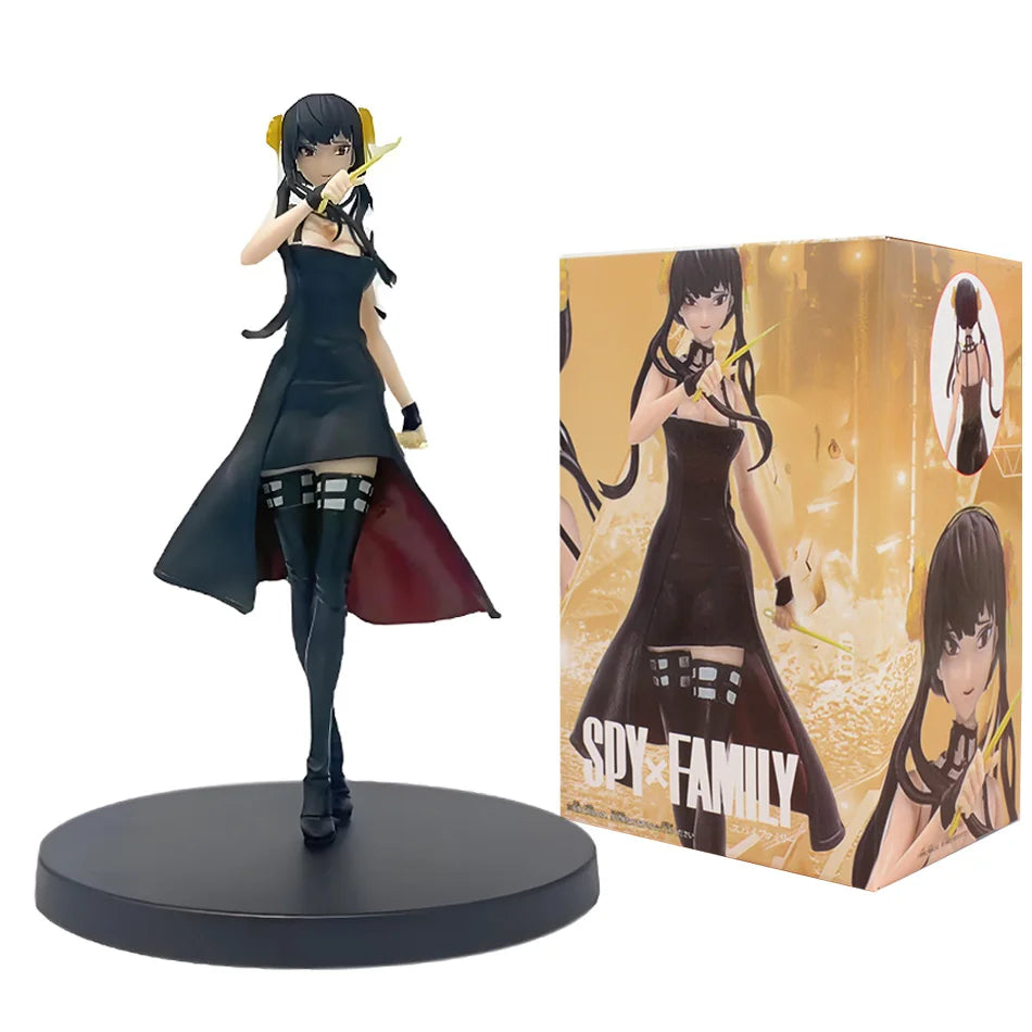 16cm SPY×FAMILY Kawaii Anya & Yor Forger Standing Anime Figure – Collectible PVC Model Doll