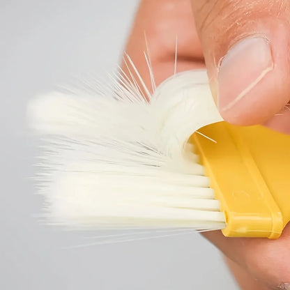 2PC heat-resistant holiday kitchen oil brush, perfect for portable baking brushes used in barbecue, baking, cooking, home