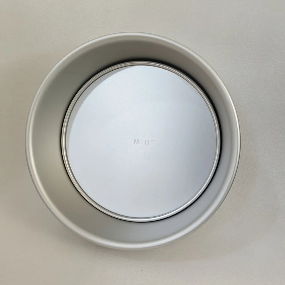 1pc Layered Circular Cake Mold Set – 4/6/8in Non‑Stick Baking Pans with Detachable Bottom