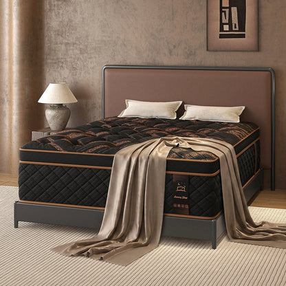 12/14" Hybrid Gel Memory Foam Mattress — Medium Firm, Motion‑Isolating