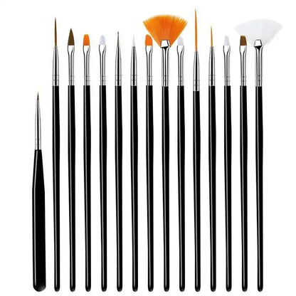 15pcs/lot Fondant Cake Painting Brush Icing Pastry Brushes Cake Decorating Tools Baking Accessories Fondant Cake Carving Pen