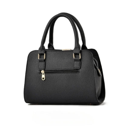 Women’s Large PU Shoulder Bag – Portable Bucket Crossbody Tote