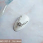 10pcs/lot Luxury No Fading Bow Butterfly Arc Nail Art Parts Zircon Crystal Manicure Nails Accesorios Supplies Decorations Charms