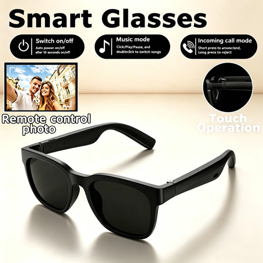 AI Smart Sunglasses – Bluetooth Calls & Music