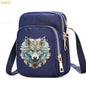 Cat & Dog Faith Quote Crossbody Phone Bag