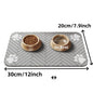 Absorbent Pet Feeding Mat: Quick-Dry Placemat for Food and Water Bowls, Waterproof Rubber Backing for Dogs and Cats