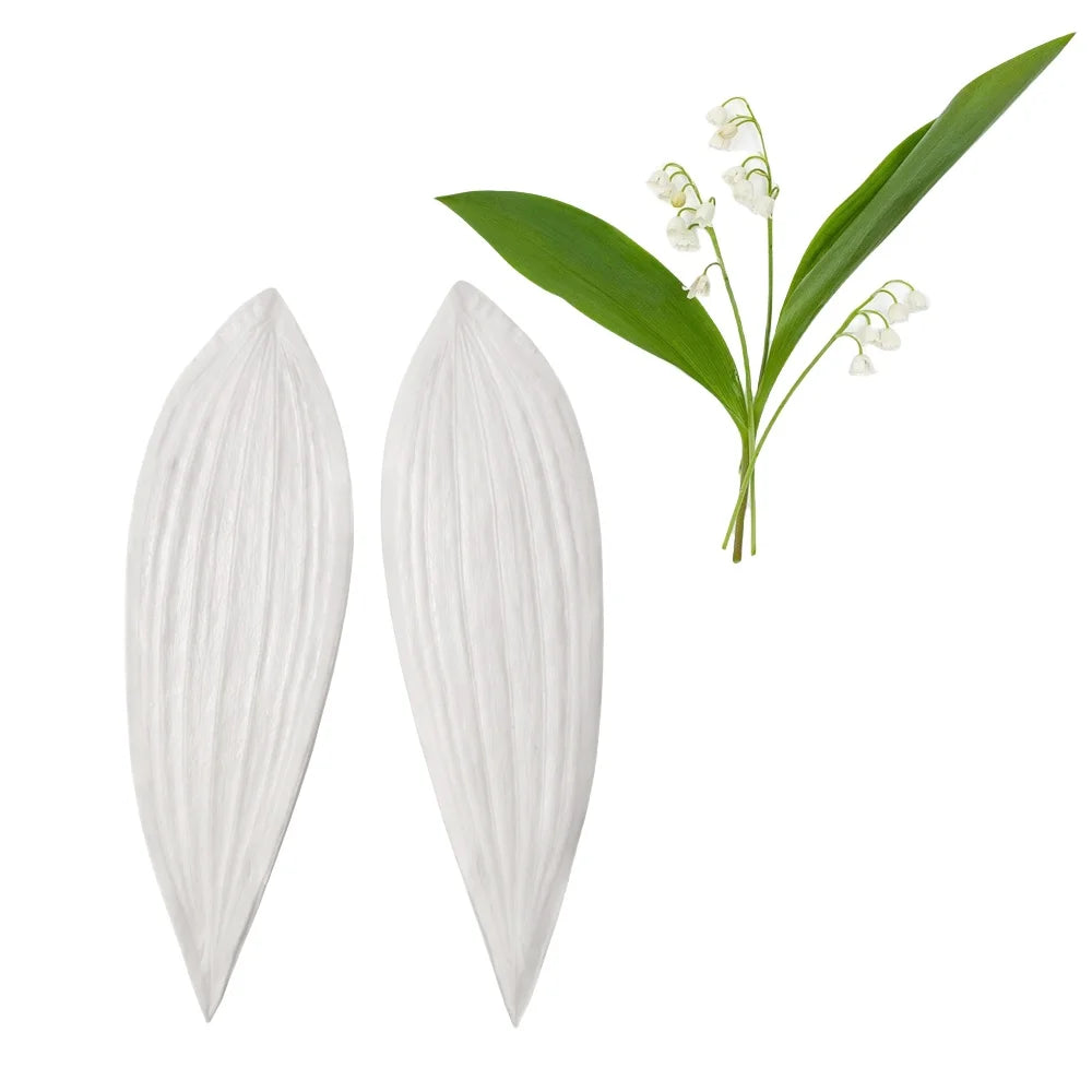 New Lilies of the valley Bakeware Tools Flower Silicone Moulds Fondant Gumpaste Sugar Clay Molds Cake Decoration Tools Wholesale