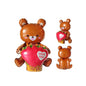 Cute Bear Foil Balloons with Flowers – Valentine’s, Wedding, Anniversary & Birthday Decoration