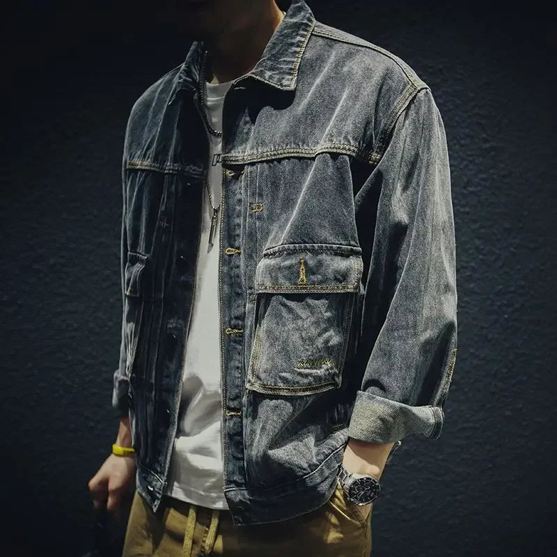 Men’s Thick Winter Denim Workwear Jacket