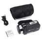 4K 80MP Camcorder – 18X Zoom, 3" Rotating Screen