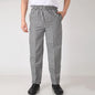 Men Work Wear Restaurant Kitchen Elastic Waist Pants