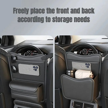 2026 Universal Car Seat Gap Organizer Storage Net Multifunctional Mesh Pocket for Handbag Water Bottle Auto Interior Accessories