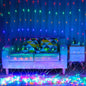 LED Net Mesh Fairy Lights – Outdoor Waterproof Curtain String Lights (Multiple Sizes, 110V/220V)