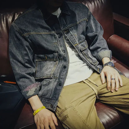 Men’s Thick Winter Denim Workwear Jacket