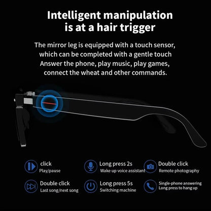 3‑in‑1 Smart Glasses – Translator & Bluetooth Headset