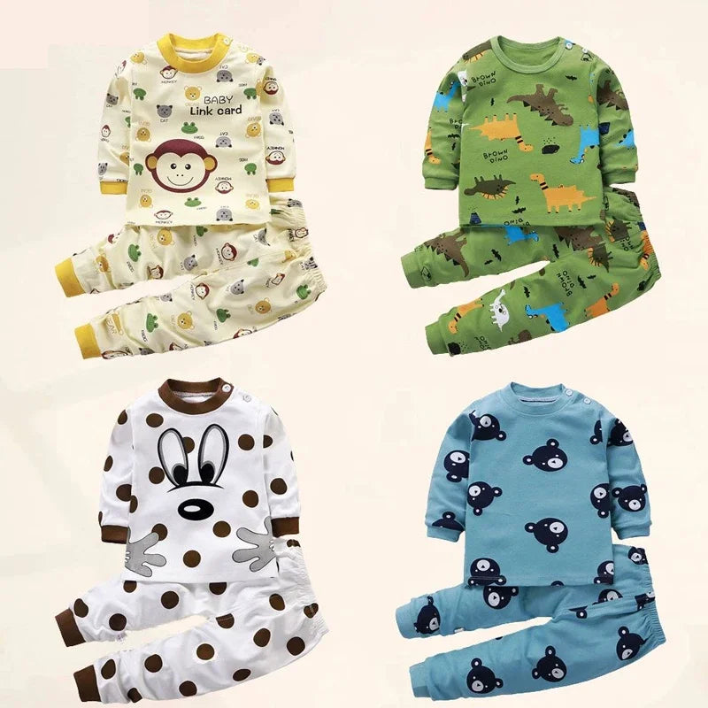 Kids Clothes Children Sets Boys Girls Cotton Autumn winter Clothing