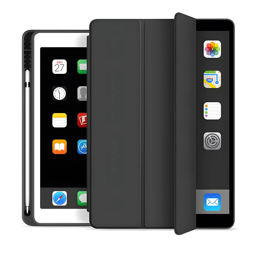 iPad Case with Pencil Holder (Pro/Air/Mini Models)
