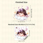 Cartoon Girl Unicorn Vinyl Child Wall Stickers for Baby Room Decoration Bedroom Accessories Furniture Decals Wall Art Room Decor