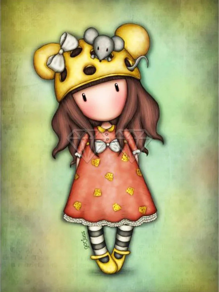 5D DIY Diamond Painting – Cartoon Princess Anime Mosaic Embroidery Art