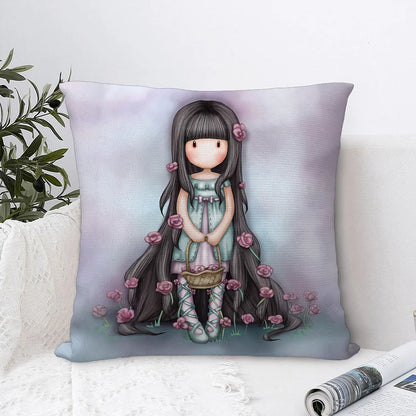 Santoro Gorjuss Plush Pillow Cover – Double‑Sided Decorative Cushion Case