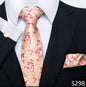 Silk Tie Pocket Squares Necktie Suit Accessories