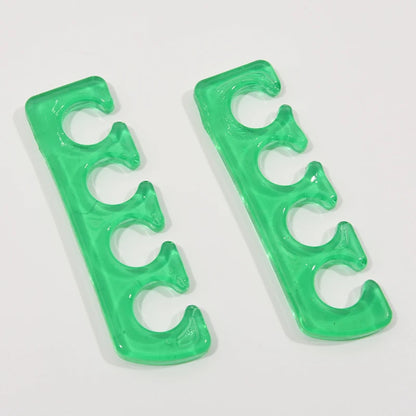 2Pcs/set Soft Silicone Finger Toe Separator Manicure Pedicure Tool