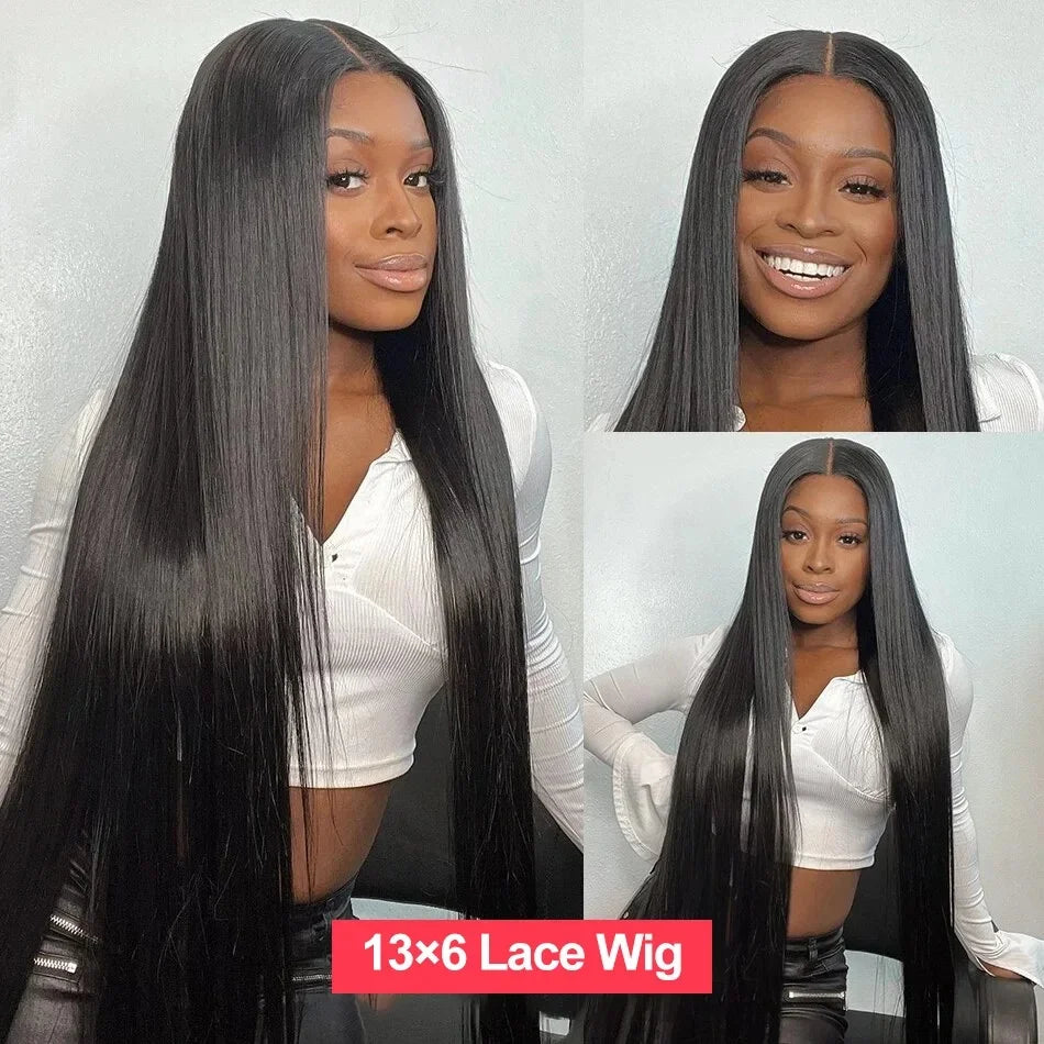 Super Double‑Drawn Vietnamese Human Hair Wig (13×6 · 7×5 · Bone Straight · Glueless · Raw Virgin Hair)