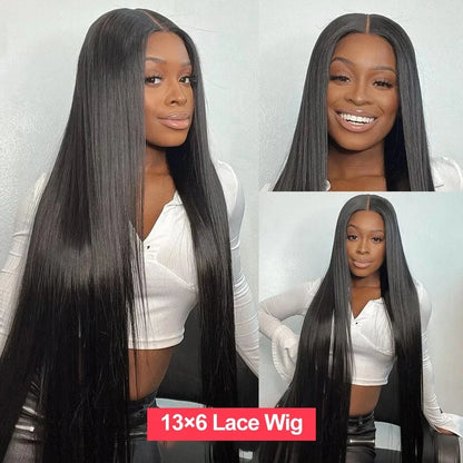 Super Double‑Drawn Vietnamese Human Hair Wig (13×6 · 7×5 · Bone Straight · Glueless · Raw Virgin Hair)