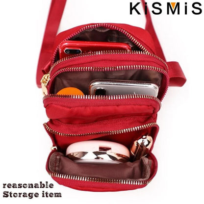 Women’s Nylon Adjustable Crossbody Phone Purse