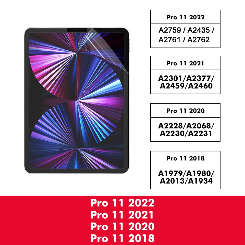 Paper‑Feel iPad Screen Protector (Multiple Models)